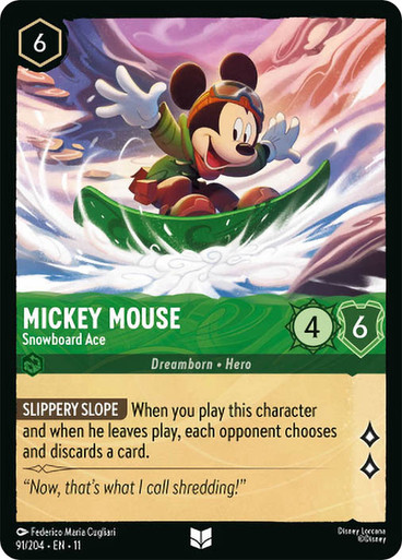 Mickey Mouse - Snowboard Ace | Winterspell | Star City Games