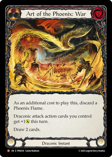 Art of the Phoenix War 不死鳥の技 RF 英語 2枚 Art of the Phoenix: War | Compendium of Rathe | Star City Games