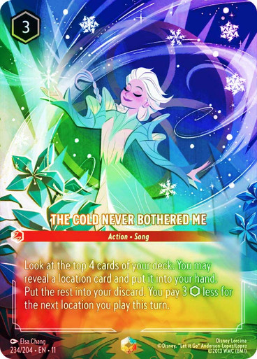 ロルカナ　エルサ The Cold Never Bothered Me　エンチャ The Cold Never Bothered Me | Winterspell | Star City Games