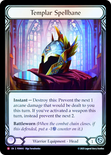 【FaB】Jubeel, Spellbane 鑑定済みCF templar-spellbane-043__64639.