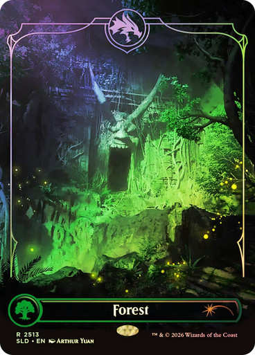 森/Forest Foil 5枚 バラ売可 Secret Lair MTG Forest (Dungeons & Dragons) | Secret Lair Drop | Star City Games