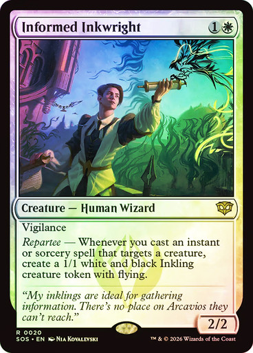 mtg info cards Informed Inkwright | Secrets of Strixhaven