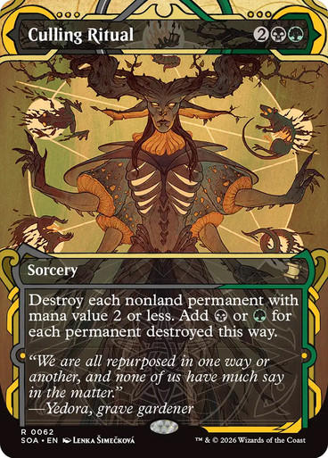 MTG　死の影　定業 / Culling Ritual　Despark MTG Culling Ritual & Despark Non-Foil Promo Final Fantasy English