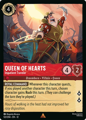 Queen of Hearts - Impatient Traveler | Wilds Unknown | Star City Games