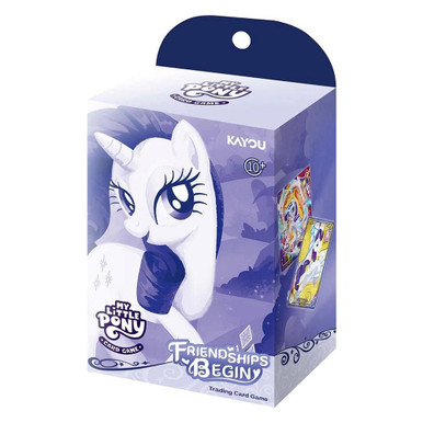 MY LITTLE PONY Rarity ラインストーンカスタム カード付き My Little Pony TCG Starter Deck - Friendships Begin - Rarity