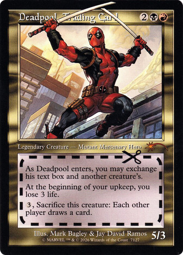 Deadpool, Trading Card (Marvel) | Secret Lair Drop | Star City Games