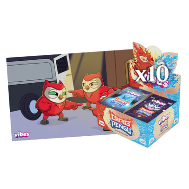 Vibes - Birb & Pengu Booster Case & SCG-Exclusive Playmat (10 Boxes) | Star City Games Vibes - Birb & Pengu Booster Case & SCG-Exclusive Playmat (10 Boxes) | Star City Games