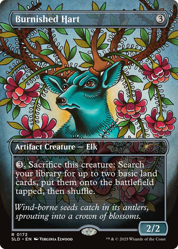 ダブルレインボーフォイル　Burnished hart mtg Burnished Hart | Secret Lair Drop | Star City Games