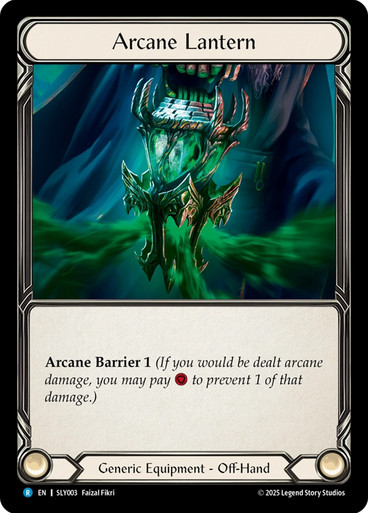 Arcane Lantern COLD FOIL Extended Art 英語 arcane-lantern-003__37018.