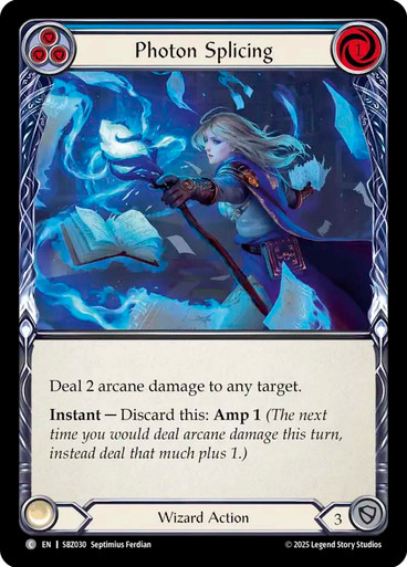 Photon Splicing (Blue) | Blaze Silver Age Deck | Star City Games