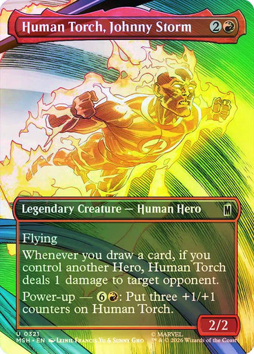 Human Torch, Johnny Storm | Marvel Super Heroes | Star City Games