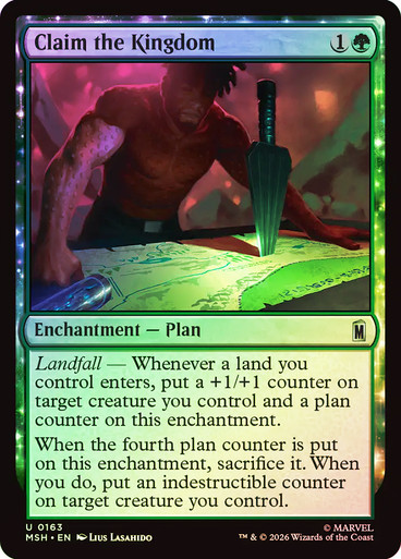 mtg kingdom cards Claim the | Marvel Super Heroes Legendary Creature Kingdom Hearts MTG Commander Proxy