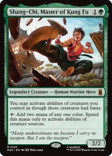 マジック：ザ・ギャザリング MTG Shang-Chi Master of Kung Fu Foil Shang-Chi, Master of Kung Fu | Marvel Super Heroes | Star City Games