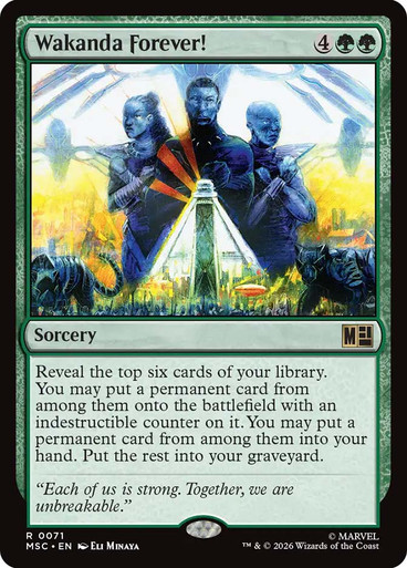 マジック：ザ・ギャザリング MTG Wakanda Forever Collector's Edtion Wakanda Forever! | Marvel Super Heroes Commander | Star City Games