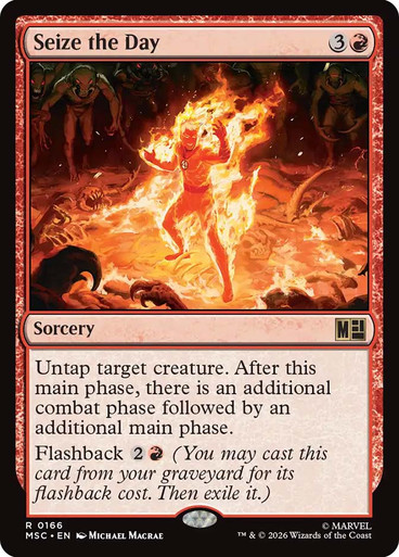 mtg game day cards Anguished Unmaking (Game Day) (Full Art) [Shadows over Innistrad Promos] Marvel Super Heroes Commander Seize the Day Sorcery Untap target creature MTG Game Day & Store