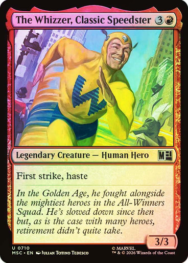 The Whizzer, Classic Speedster | Marvel Super Heroes Commander