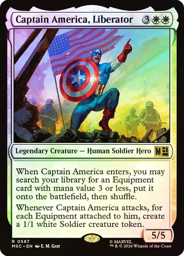 Captain America, Liberator | Marvel Super Heroes Commander | Star