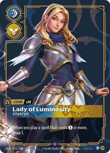 トランプ Luminosity LUX set Lux - Lady of Luminosity | Origins: Proving Grounds | Star City Games