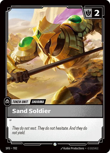 Sand Soldier // Buff