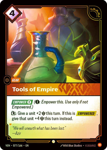 Tools of Empire | Vendetta | Star City Games
