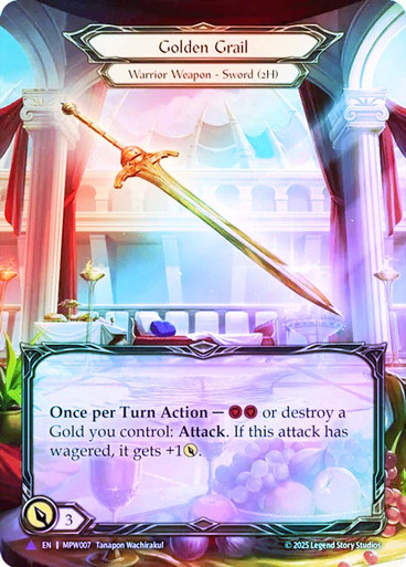 【無言可】Golden Grail［marvel］【fab】 Golden Grail | Mastery Pack Warrior | Star City Games
