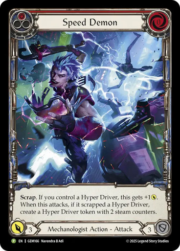 MAGIC CARPET SPEED DEMON 6'4 FIN&リーシュセット Speed Demon (GEM Pack) | GEM Pack | Star City Games
