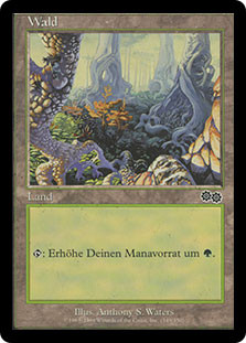 Forest (#349) | Urza's Saga - German | Star City Games