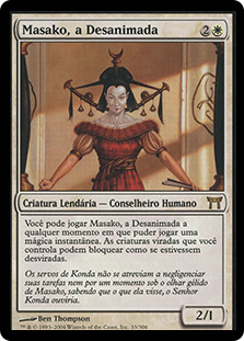 Masako the Humorless | Champions of Kamigawa - Portuguese | Star