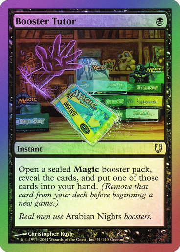 Booster Tutor | Unhinged | Star City Games