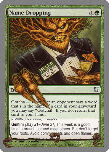 name a card mtg Magic the Gathering Adventures: Many Ways to Name a Card in Current Standard