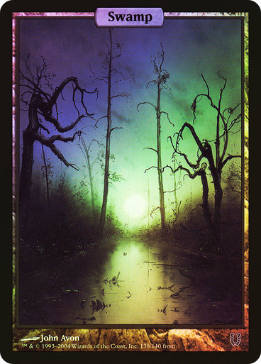 MTG 沼/Swamp Foil John Avon Secret Lair① Swamp · Ninth Edition (9ED) #340 · Scryfall Magic The