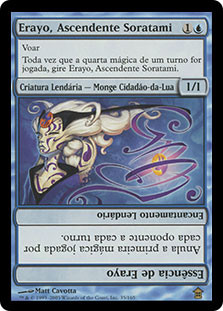 Erayo, Soratami Ascendant 3枚セット　mtg Erayo, Soratami Ascendant // Erayo's Essence | Saviors of Kamigawa