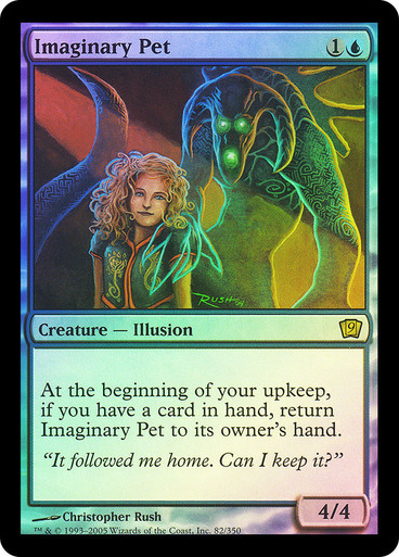 what is a pet card mtg Magic: the Gathering - Blood Activate only during your turn Imaginary Pet | 9th Edition