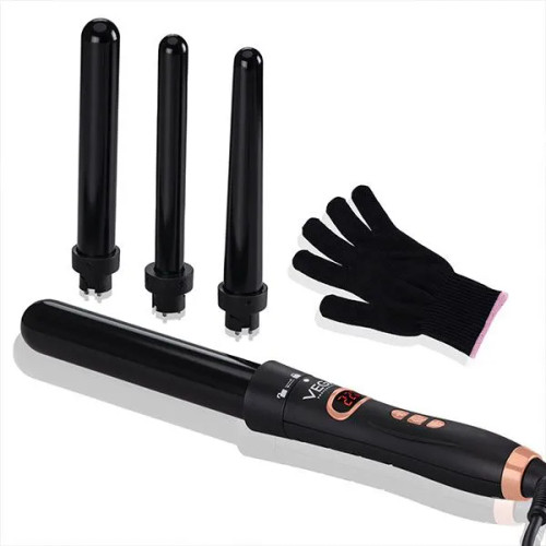 Ceramic barrel hair curler with adjustable heat settings for smooth, long-lasting curls. Ideal for all hair types.