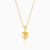 Gold-Plated Necklace with Pendant