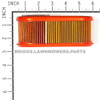 4240 - A/C-FILTER (5 X 795066) Briggs and Stratton Original Part - Image 4