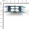 1732360SM - PULLEY-IDLER 04.00 OD Briggs and Stratton Original Part - Image 3