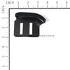 1751407BMYP - SHOE-SKID LH BLACK E Briggs and Stratton Original Part - Image 2