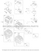 Parts lookup Briggs and Stratton 550 Series Engine 083132-1035-F1 diagram