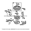 Parts lookup Briggs and Stratton 950 Series Engine 14B932-0027-F1 diagram