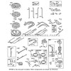 Parts lookup 12 HP Briggs and Stratton Starter 497595 OEM diagram