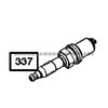 Parts lookup Briggs and Stratton Spark Plug 692051 OEM diagram