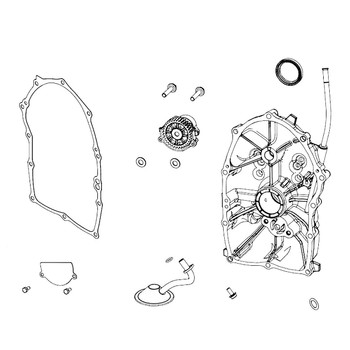 844408 - COVER-CRANKCASE Briggs and Stratton Original Part