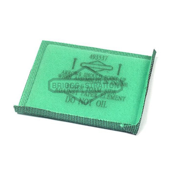 493537S - FILTER-A/C FOAM Briggs and Stratton Original Part - Image 1