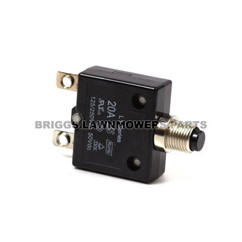 209872GS - BREAKER-CIRCUIT 20A Briggs and Stratton Original Part - Image 1