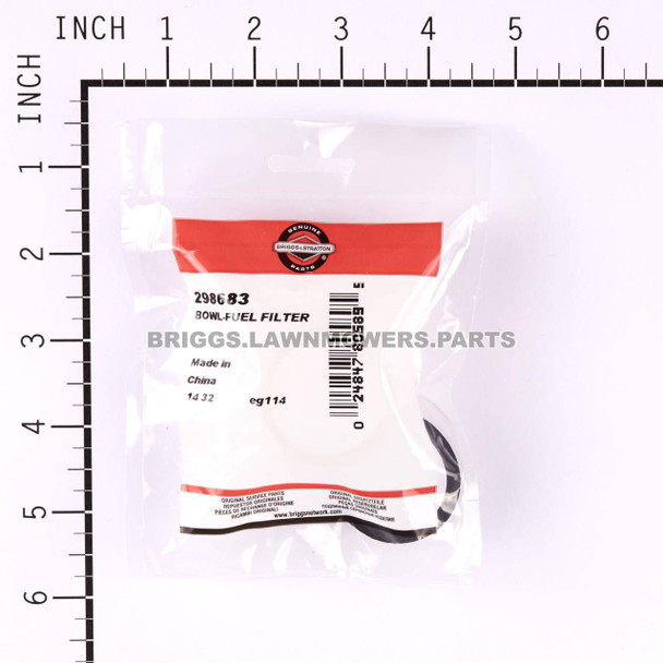 298683 - BOWL-FUEL VALVE-STRAINER Briggs and Stratton Original Part - Image 3