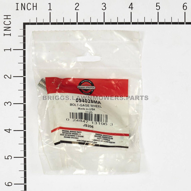 94025MA - BOLT-GAGE WHEEL Briggs and Stratton Original Part - Image 3