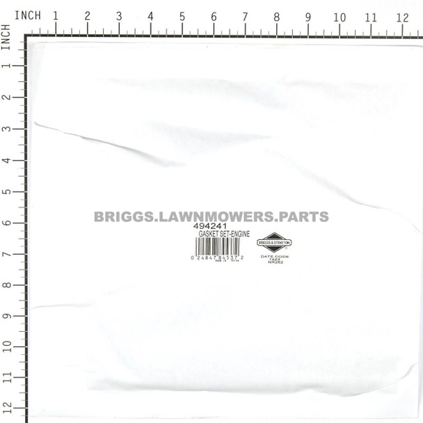 494241 - GASKET SET-ENGINE Briggs and Stratton Original Part - Image 3