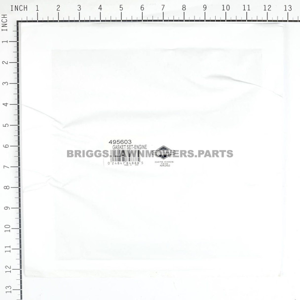 495603 - GASKET SET-ENGINE Briggs and Stratton Original Part - Image 3