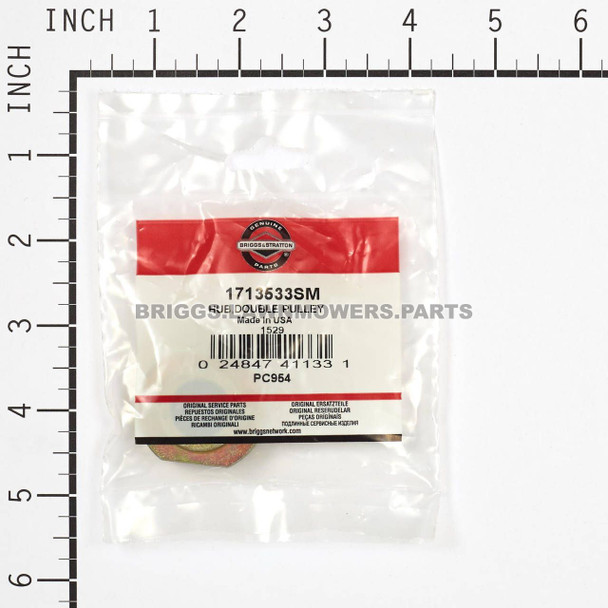 1713533SM - HUB DOUBLE PULLEY Briggs and Stratton Original Part - Image 3